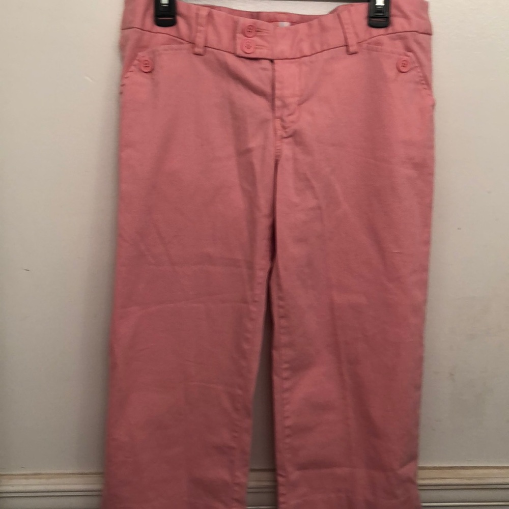 Abercrombie and Fitch pink capris